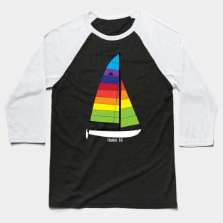 Hobie 16 Sailboat Baseball T-Shirt